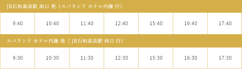 シャトルバス 山梨 スパ 温泉 日帰り 宿泊 スパランドホテル内藤